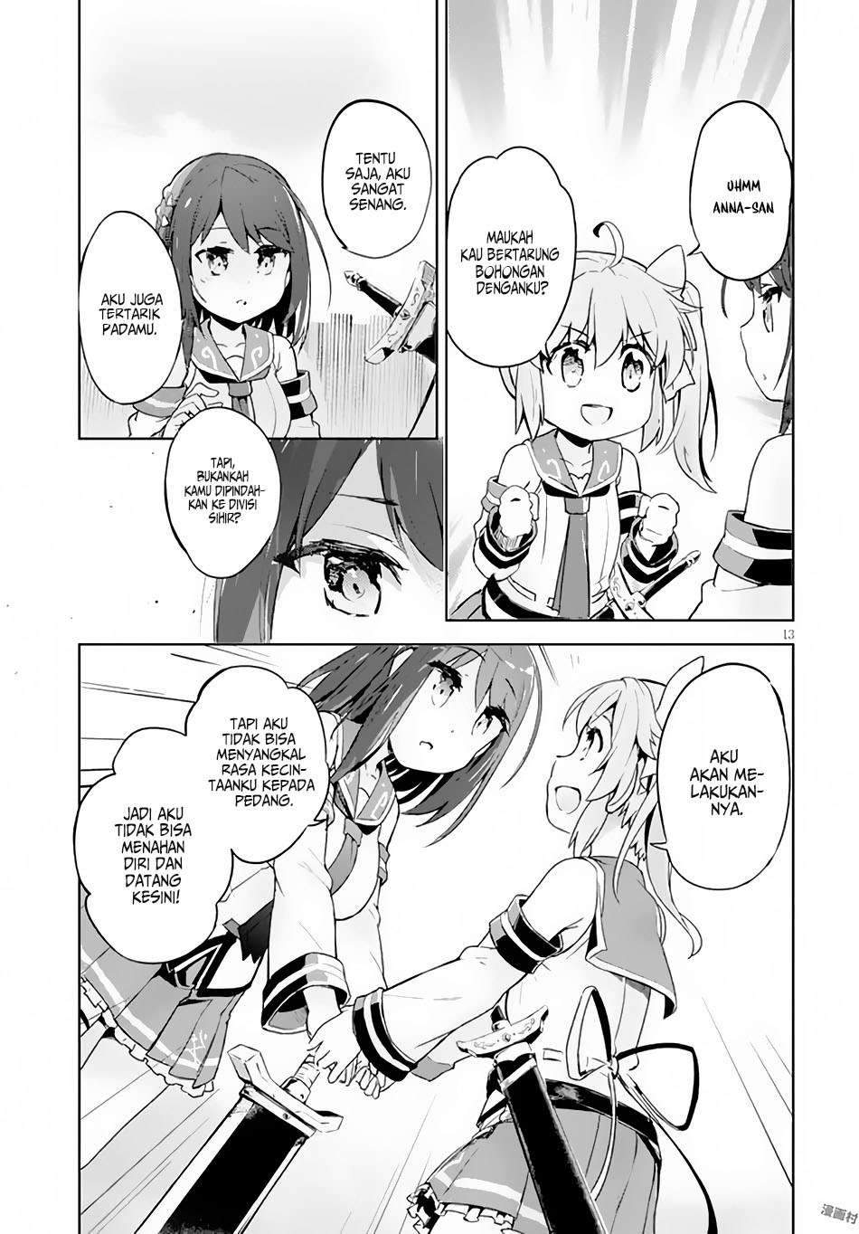 Kenshi wo Mezashite Nyuugaku shita no ni Mahou Tekisei 9999 nan desu kedo!? chapter 4